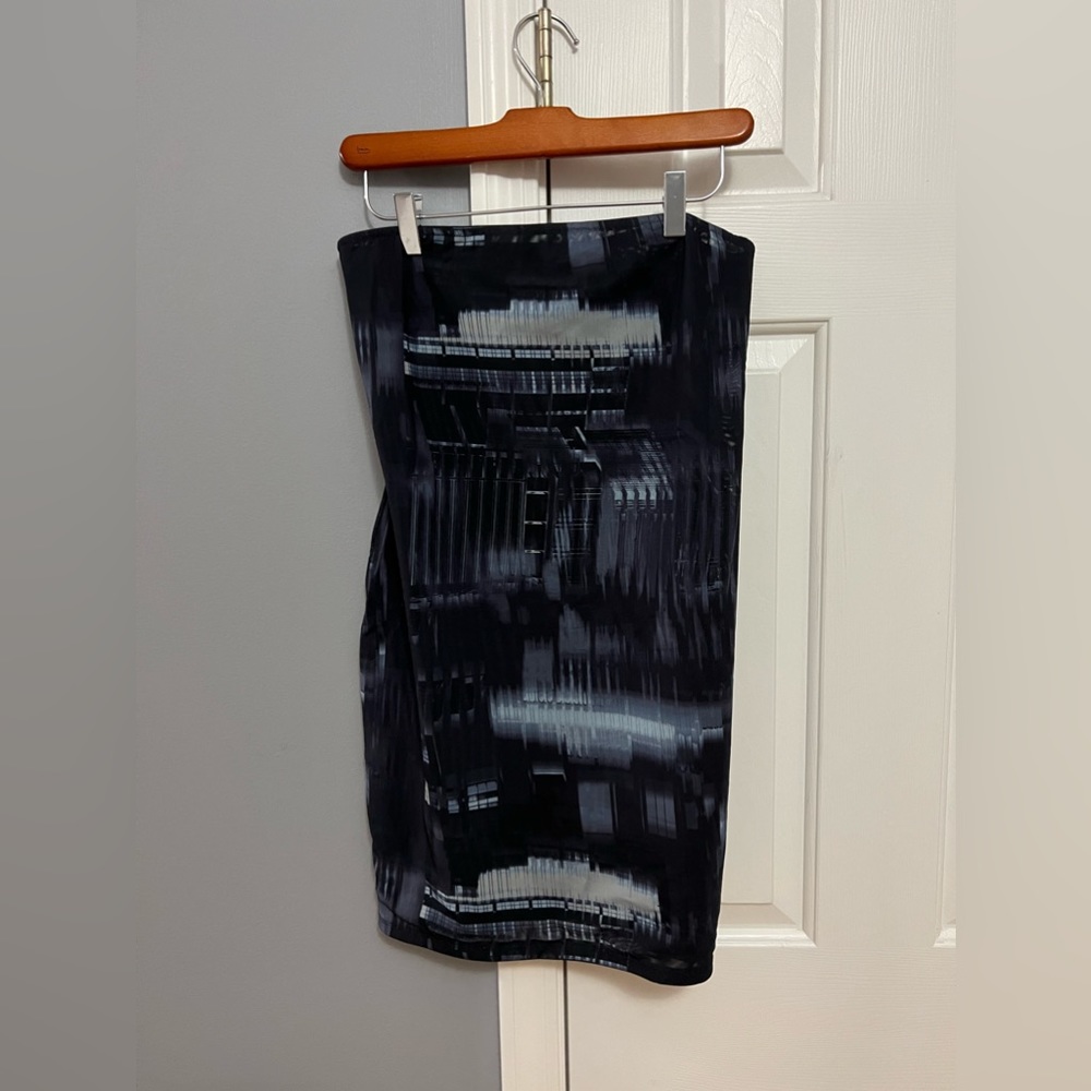 White fox boutique Spark The Passion Mini Dress Blue Cityscape